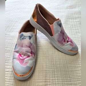 Ted Baker Tancey Pastel Floral Sneakers Women's US Size 8